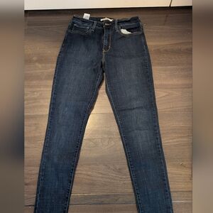 Women's Levi Dark Blue Skinny Jeans
